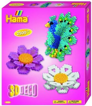 Hama Midi - 3D Kreacje - Kwiaty i Paw (231461) 1