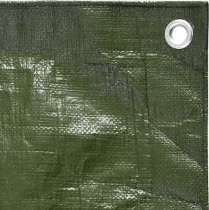 Plandeka vidaXL vidaXL Plandeka, 180 g/m, 2x3 m, zielona, HDPE 3