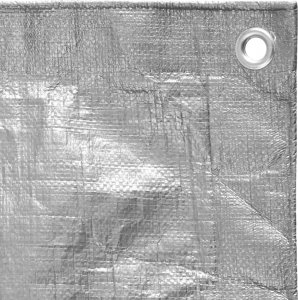 Plandeka vidaXL vidaXL Plandeka, 180 g/m, 2x3 m, szara, HDPE 3