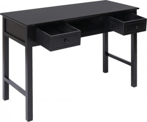 Biurko vidaXL Czarne 108 cm x 45 cm 3