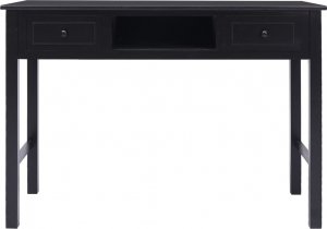 Biurko vidaXL Czarne 108 cm x 45 cm 4