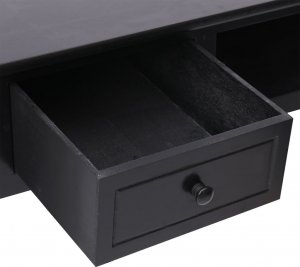Biurko vidaXL Czarne 108 cm x 45 cm 6