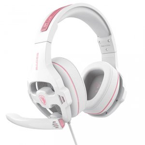 Słuchawki Sades Ppower Różowe (SA-726) 2
