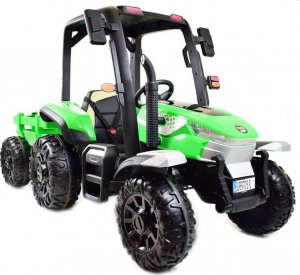 Super-Toys Duży traktor z przyczepą 24V, 4X4 JAKOŚĆ/BLT206 1