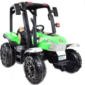 Super-Toys Duży traktor z przyczepą 24V, 4X4 JAKOŚĆ/BLT206 11