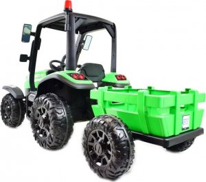 Super-Toys Duży traktor z przyczepą 24V, 4X4 JAKOŚĆ/BLT206 13