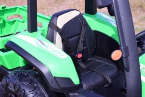 Super-Toys Duży traktor z przyczepą 24V, 4X4 JAKOŚĆ/BLT206 17