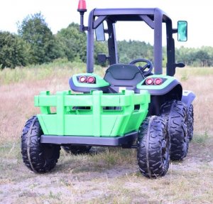 Super-Toys Duży traktor z przyczepą 24V, 4X4 JAKOŚĆ/BLT206 21