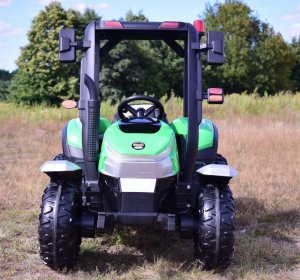 Super-Toys Duży traktor z przyczepą 24V, 4X4 JAKOŚĆ/BLT206 28