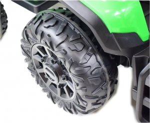 Super-Toys Duży traktor z przyczepą 24V, 4X4 JAKOŚĆ/BLT206 6