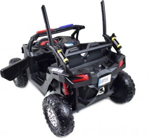 Super-Toys MEGA BUGGY UTV POLICJA TURBO R FOX DLA 2 DZIECI 4X200 W, 24V, SUPER MOC, WSPOMAGANIE/XB2118 13