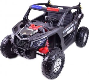Super-Toys MEGA BUGGY UTV POLICJA TURBO R FOX DLA 2 DZIECI 4X200 W, 24V, SUPER MOC, WSPOMAGANIE/XB2118 28