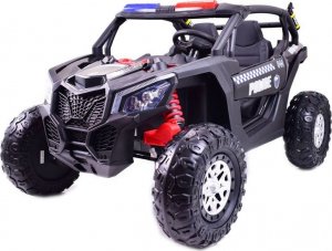Super-Toys MEGA BUGGY UTV POLICJA TURBO R FOX DLA 2 DZIECI 4X200 W, 24V, SUPER MOC, WSPOMAGANIE/XB2118 29