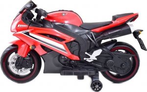 Super-Toys WIELKI MOTOR NA AKUMULATOR - GAZ W MANETCE, HAMULEC, ŚWIECĄCE KOŁA - SUPER JAKOSĆ/SD-R6 17