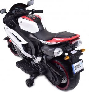 Super-Toys WIELKI MOTOR NA AKUMULATOR - GAZ W MANETCE, HAMULEC, ŚWIECĄCE KOŁA - SUPER JAKOSĆ/SD-R6 5