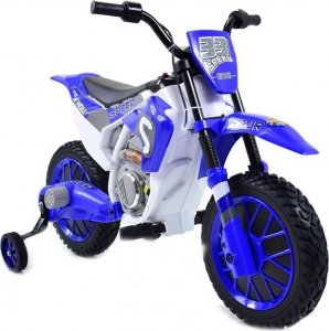 Super-Toys MEGA MOTOR ENDURO - MIĘKKIE KOŁA, AMORTYZATOR, 12V, WALIZKA SUPER JAKOŚĆ/XMX616 1