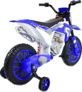 Super-Toys MEGA MOTOR ENDURO - MIĘKKIE KOŁA, AMORTYZATOR, 12V, WALIZKA SUPER JAKOŚĆ/XMX616 14