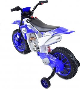 Super-Toys MEGA MOTOR ENDURO - MIĘKKIE KOŁA, AMORTYZATOR, 12V, WALIZKA SUPER JAKOŚĆ/XMX616 5