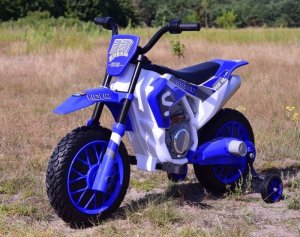 Super-Toys MEGA MOTOR ENDURO - MIĘKKIE KOŁA, AMORTYZATOR, 12V, WALIZKA SUPER JAKOŚĆ/XMX616 8