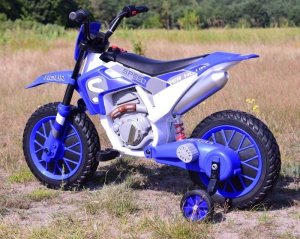 Super-Toys MEGA MOTOR ENDURO - MIĘKKIE KOŁA, AMORTYZATOR, 12V, WALIZKA SUPER JAKOŚĆ/XMX616 9