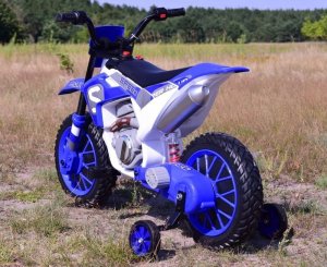 Super-Toys MEGA MOTOR ENDURO - MIĘKKIE KOŁA, AMORTYZATOR, 12V, WALIZKA SUPER JAKOŚĆ/XMX616 10