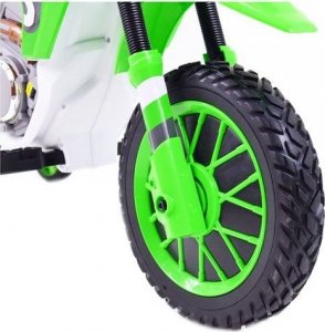 Super-Toys MEGA MOTOR ENDURO - MIĘKKIE KOŁA, AMORTYZATOR, 12V, WALIZKA SUPER JAKOŚĆ/XMX616 6