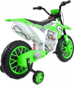 Super-Toys MEGA MOTOR ENDURO - MIĘKKIE KOŁA, AMORTYZATOR, 12V, WALIZKA SUPER JAKOŚĆ/XMX616 8