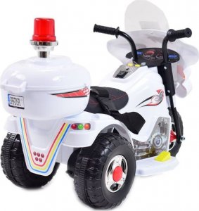 Super-Toys PIERWSZY MOTOR CHOPPER NA AKUMULATOR - KOGUT, MIĘKKIE SIEDZENIE, PASY/LL999 5