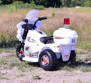 Super-Toys PIERWSZY MOTOR CHOPPER NA AKUMULATOR - KOGUT, MIĘKKIE SIEDZENIE, PASY/LL999 8