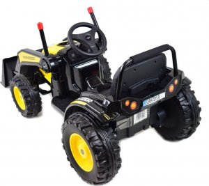 Super-Toys MEGA TRAKTOR Z ŁYŻKĄ - ŁADOWARKĄ. MIĘKKIE SIEDZENIE, PILOT, RADIO FM/HL389 13