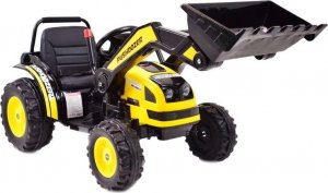 Super-Toys MEGA TRAKTOR Z ŁYŻKĄ - ŁADOWARKĄ. MIĘKKIE SIEDZENIE, PILOT, RADIO FM/HL389 2