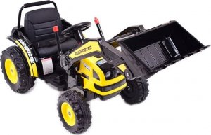 Super-Toys MEGA TRAKTOR Z ŁYŻKĄ - ŁADOWARKĄ. MIĘKKIE SIEDZENIE, PILOT, RADIO FM/HL389 3
