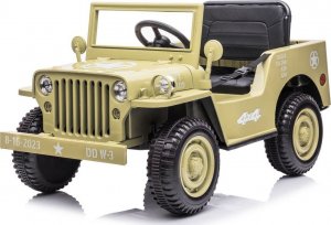 Jokomisiada Wojskowe Auto na akumulator Willys 4x4 + pilot 5
