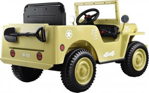 Jokomisiada Wojskowe Auto na akumulator Willys 4x4 + pilot 10
