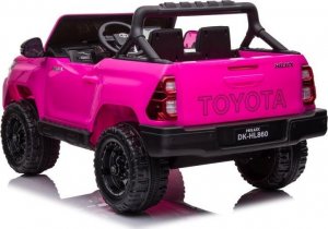 Lean Cars Auto Na Akumulator Toyota Hilux DK-HL860 Różowe 7