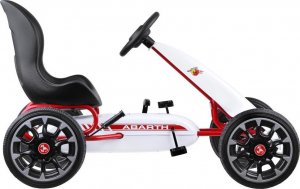 Jokomisiada GOKART ABARTH na pedały Duże miekkie koła PA0167 2