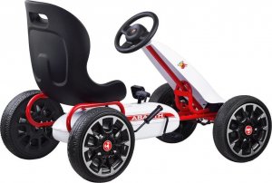 Jokomisiada GOKART ABARTH na pedały Duże miekkie koła PA0167 4