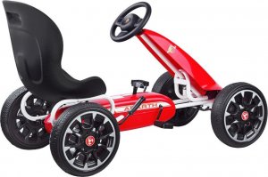 Jokomisiada GOKART ABARTH na pedały Duże miekkie koła PA0167 4
