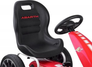 Jokomisiada GOKART ABARTH na pedały Duże miekkie koła PA0167 6