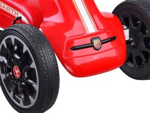 Jokomisiada GOKART ABARTH na pedały Duże miekkie koła PA0167 7