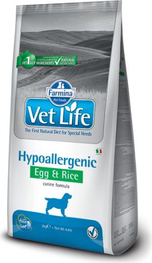 Farmina Pet Foods Vet Life Hypoallergenic Egg&Rice Canine - 2 kg 1