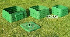Ekobat Kompostownik Termo 720L mrozoodporny super trwały 13