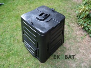 Ekobat Kompostownik 350L wytrzymały 20 lat mrozoodporny 11