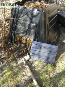 Ekobat Kompostownik 350L wytrzymały 20 lat mrozoodporny 13