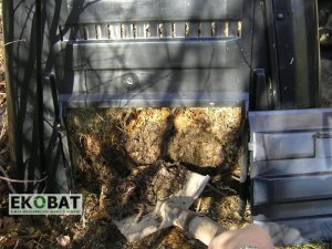 Ekobat Kompostownik 350L wytrzymały 20 lat mrozoodporny 14