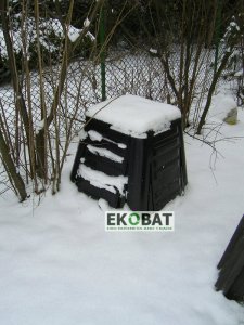 Ekobat Kompostownik 350L wytrzymały 20 lat mrozoodporny 7