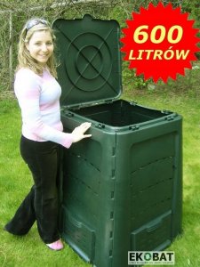 Ekobat Kompostownik Termo 600 l zielony 2