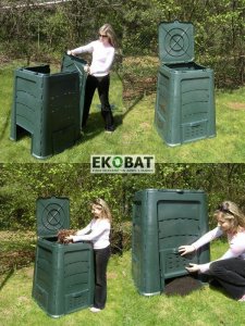 Ekobat Kompostownik Termo 600 l zielony 4