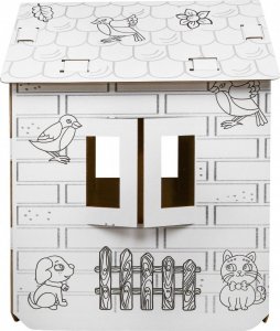 3 Sprouts Domek dla dzieci z kolorowanką 3