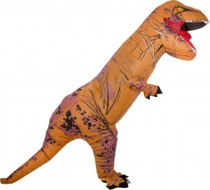 9 Planet Kostium strój dmuchany dinozaur T-REX Gigant brązowy 1.5-1.9m 4